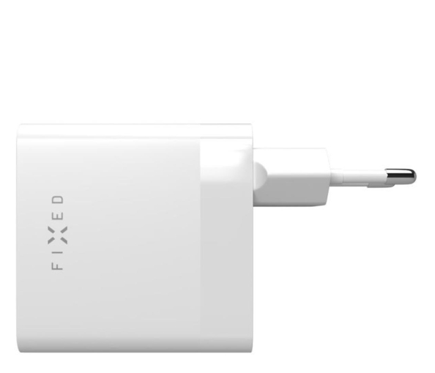 FIXED Ładowarka Sieciowa Mains Charger 2xUSB-C PD 65W biały FIXC65-2C-WH - 1249158 - zdjęcie 4